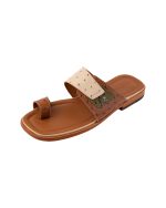 ⁦Leather Soul "Beige Ostrich"⁩ - الصورة ⁦2⁩